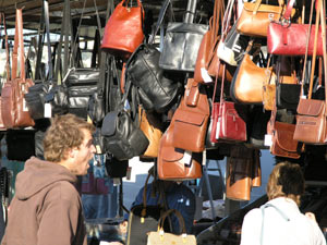 leather goods, moraira market